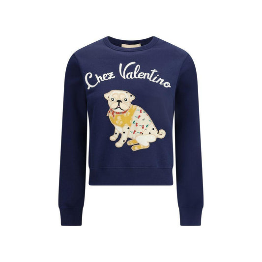 Valentino Cotton Sweatshirt VA-7B3MF24Z9L8D51-L