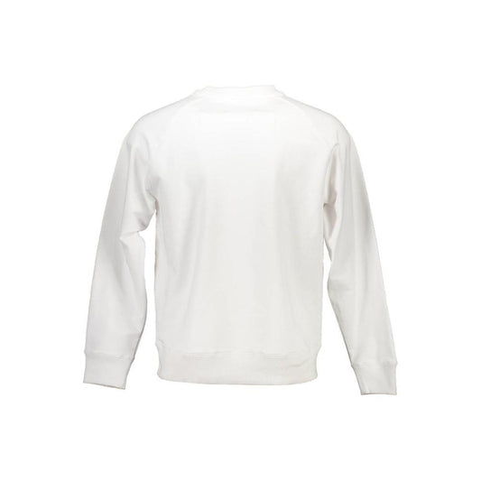 Calvin Klein White Cotton Unisex Sweatshirt CA-4310-XL