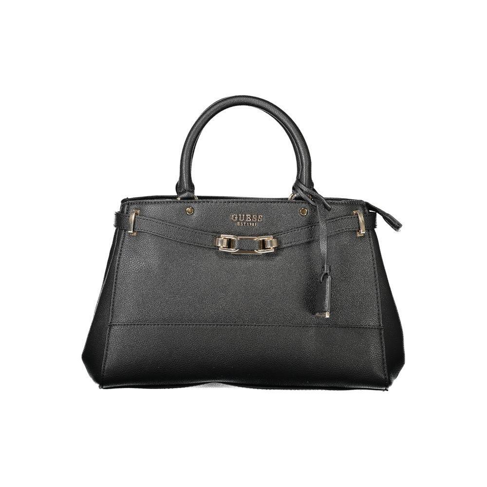 Front view with bag zipped and handles upright.