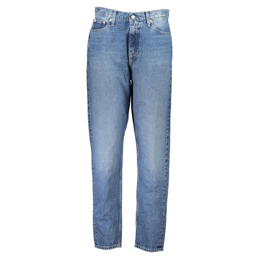 Calvin Klein Blue Cotton Jeans & Pant