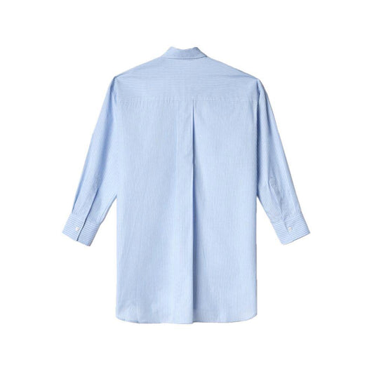 Hinnominate Blue Cotton Shirt HI-15621-L
