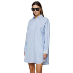 Hinnominate Blue Cotton Shirt HI-15621-L