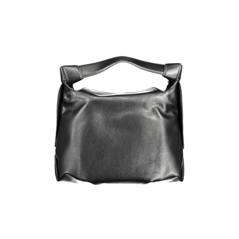 Front view with bag zipped and handles upright.