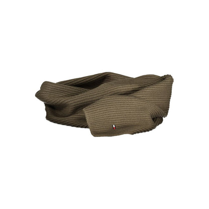 Tommy Hilfiger Green Cotton Scarf