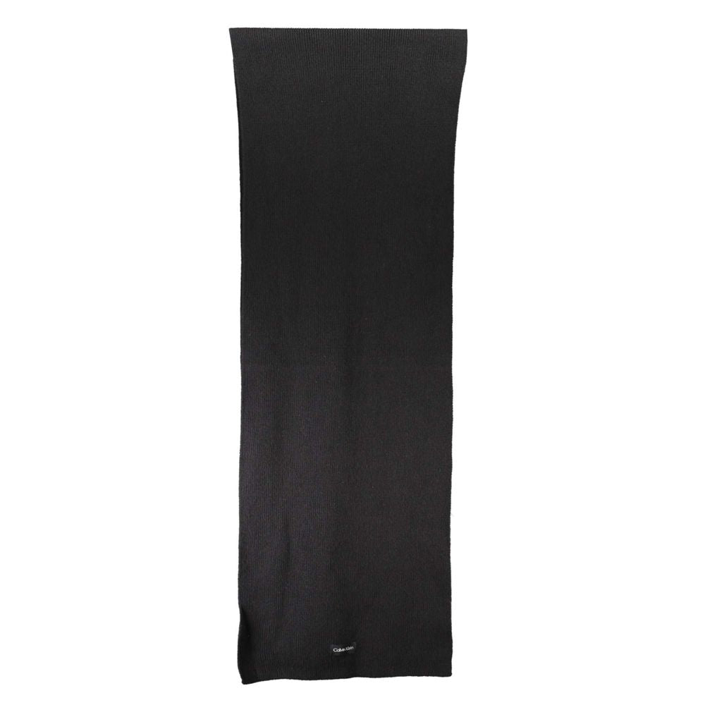 Calvin Klein Black Cotton Women Scarf