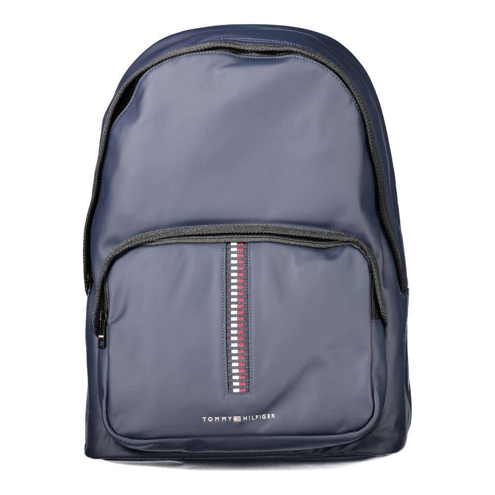 Tommy Hilfiger Blue Polyethylene Backpack TO-33666