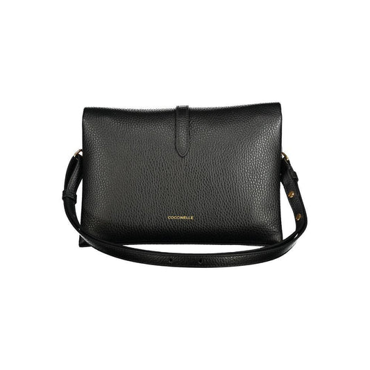 Coccinelle Black Leather Handbag CO-35671