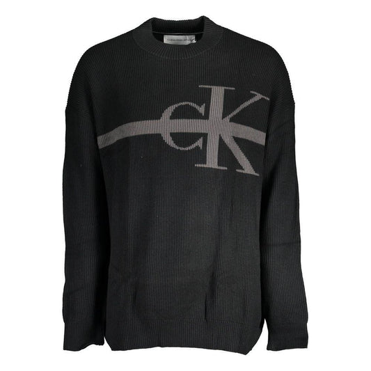 Calvin Klein Black Cotton Sweater CA-17466-M