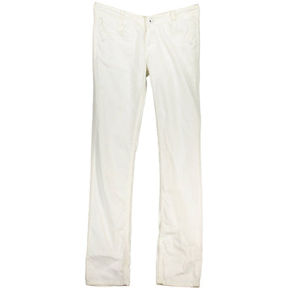 Blend White Cotton Women's Jeans