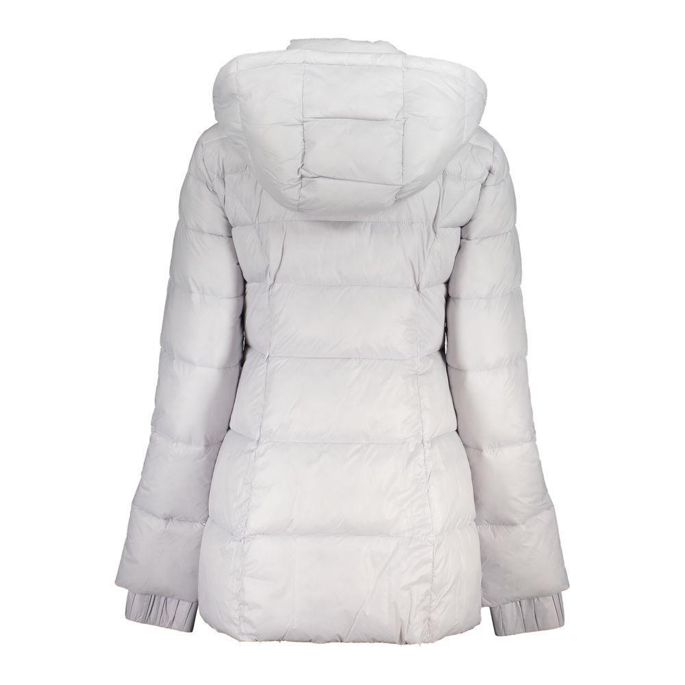 Patrizia Pepe White Polyamide Jackets & Coat PA-25622-40