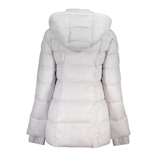 Patrizia Pepe White Polyamide Jackets & Coat PA-25622-40