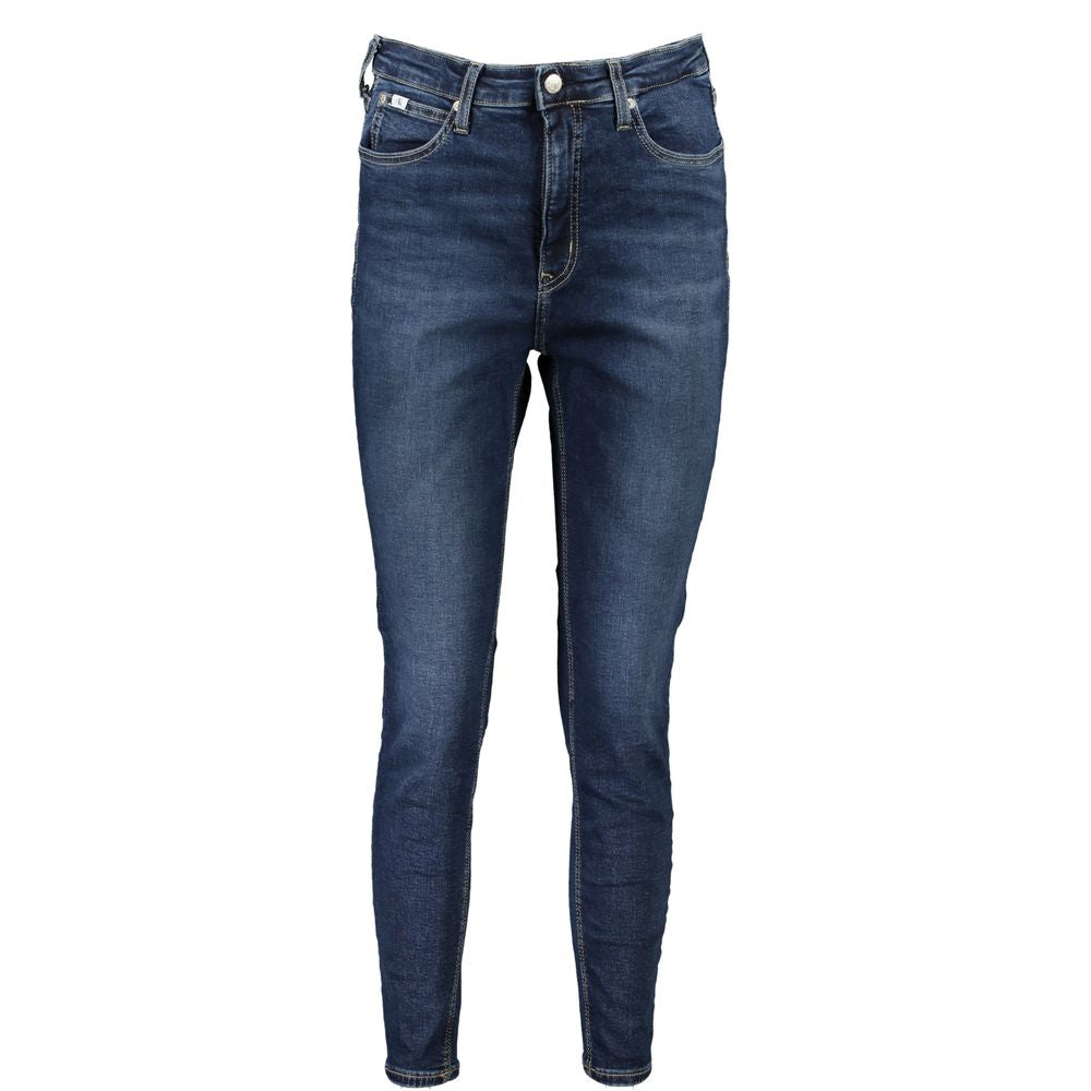 Calvin Klein Blue Cotton Jeans Denim