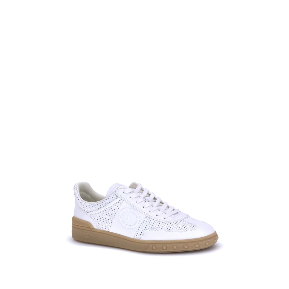 Valentino Garavani White Rubber Low Top Sneakers