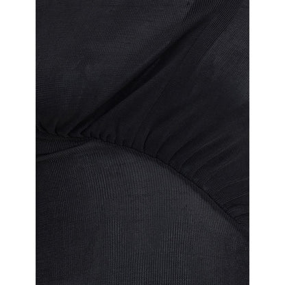 Self-Portrait Black Viscose Top