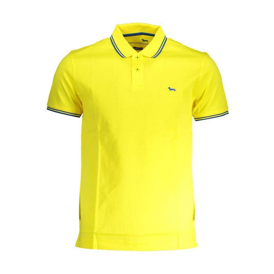 Harmont & Blaine Yellow Cotton Polo Shirt