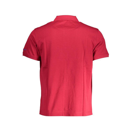 Harmont & Blaine Red Cotton Polo Shirt HA-20117-L
