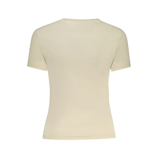 Tommy Hilfiger Beige Cotton Tops & T-Shirt