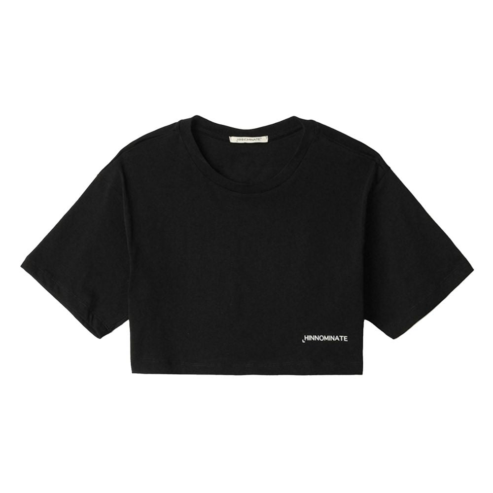 Hinnominate Black Cotton T-Shirt