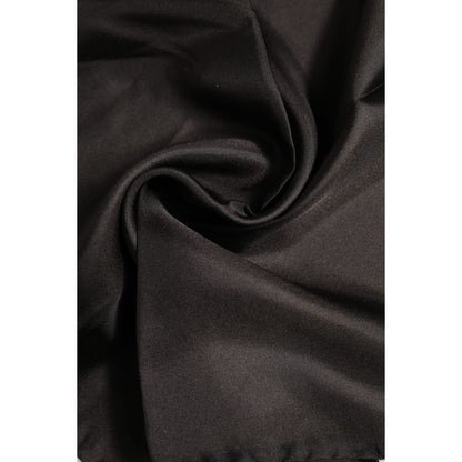 Dolce & Gabbana Brown DG Crown Silk Square Men Foulard Scarf