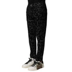 Dolce & Gabbana Gray Cotton DG Logo Straight Men Denim Jeans