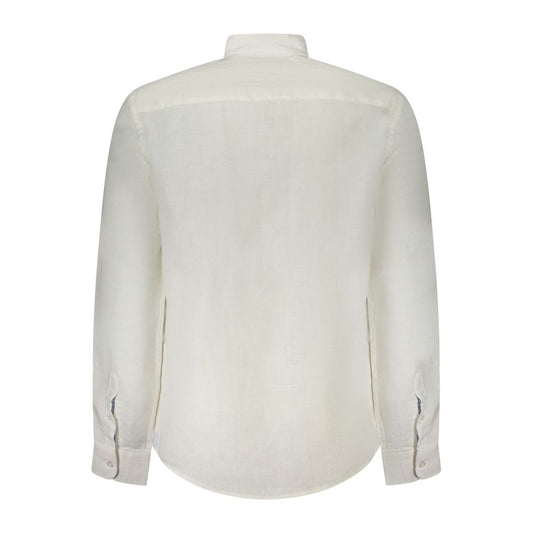 North Sails White Linen Shirt NO-38867-S