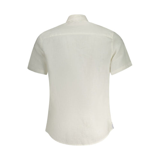 North Sails White Linen Shirt NO-38884-S