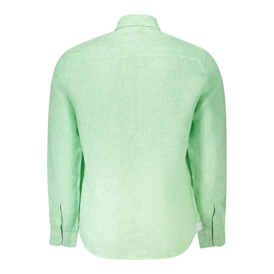 North Sails Green Linen Shirt NO-38888-M