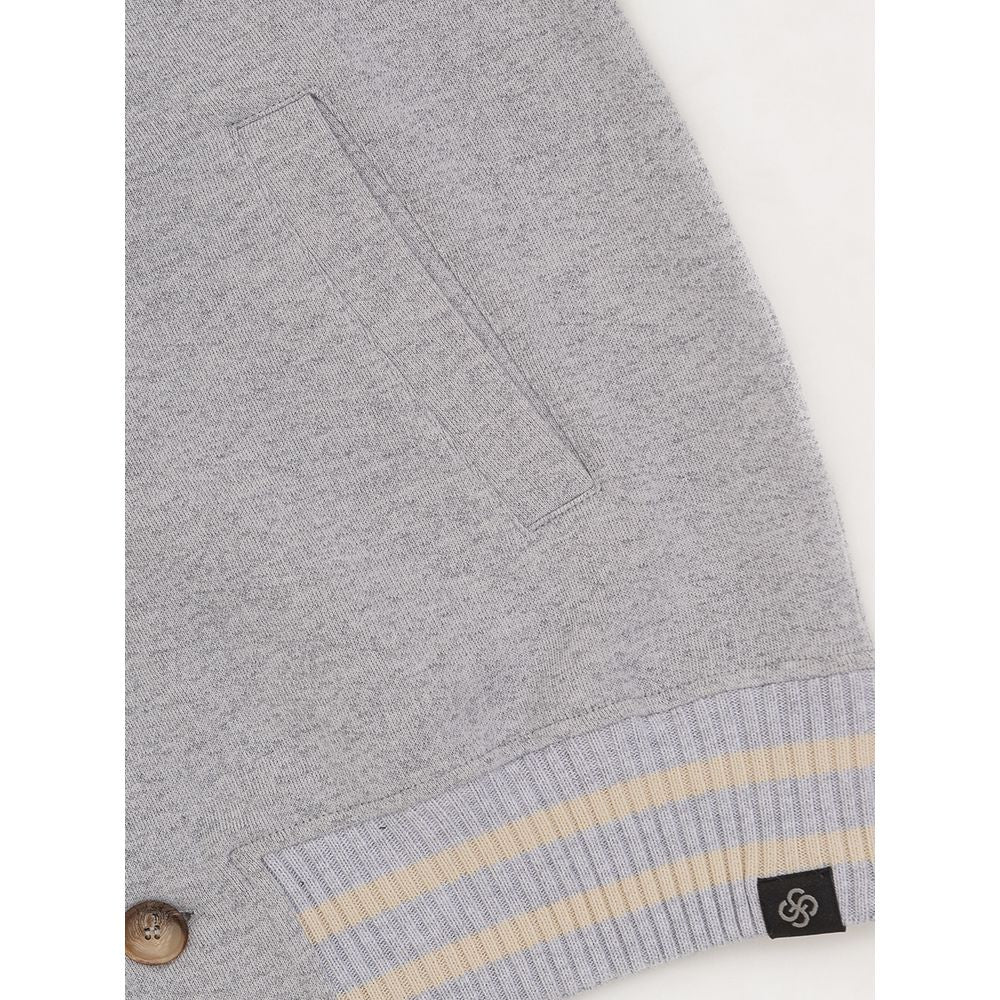 Gran Sasso Gray Cotton Bomber