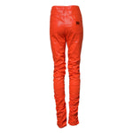 Dolce & Gabbana Orange Cotton High Waisted Denim Jeans PAN75105-40