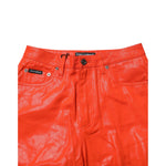 Dolce & Gabbana Orange Cotton High Waisted Denim Jeans PAN75105-40
