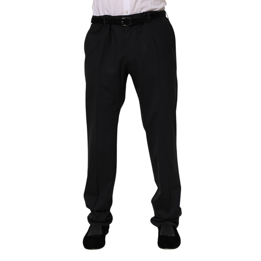 Dolce & Gabbana Black Wool Formal Dress Pants PAN76526-52