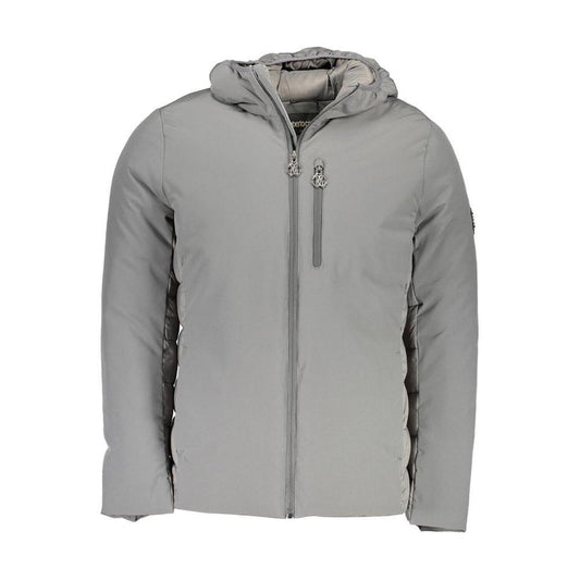 Roberto Cavalli Gray Polyester Jacket