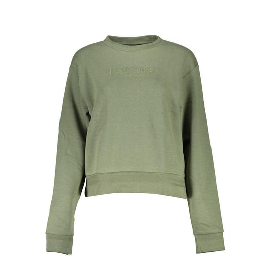 Guess Jeans Green Cotton Sweater GU-10156-L