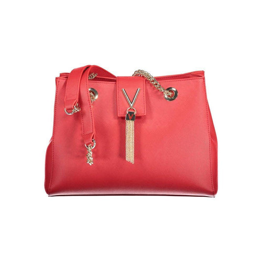 Mario Valentino Red Polyethylene Handbag
