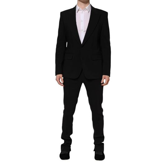Dolce & Gabbana Black MARTINI Single Breasted 2 Piece Suit KOS2302-52