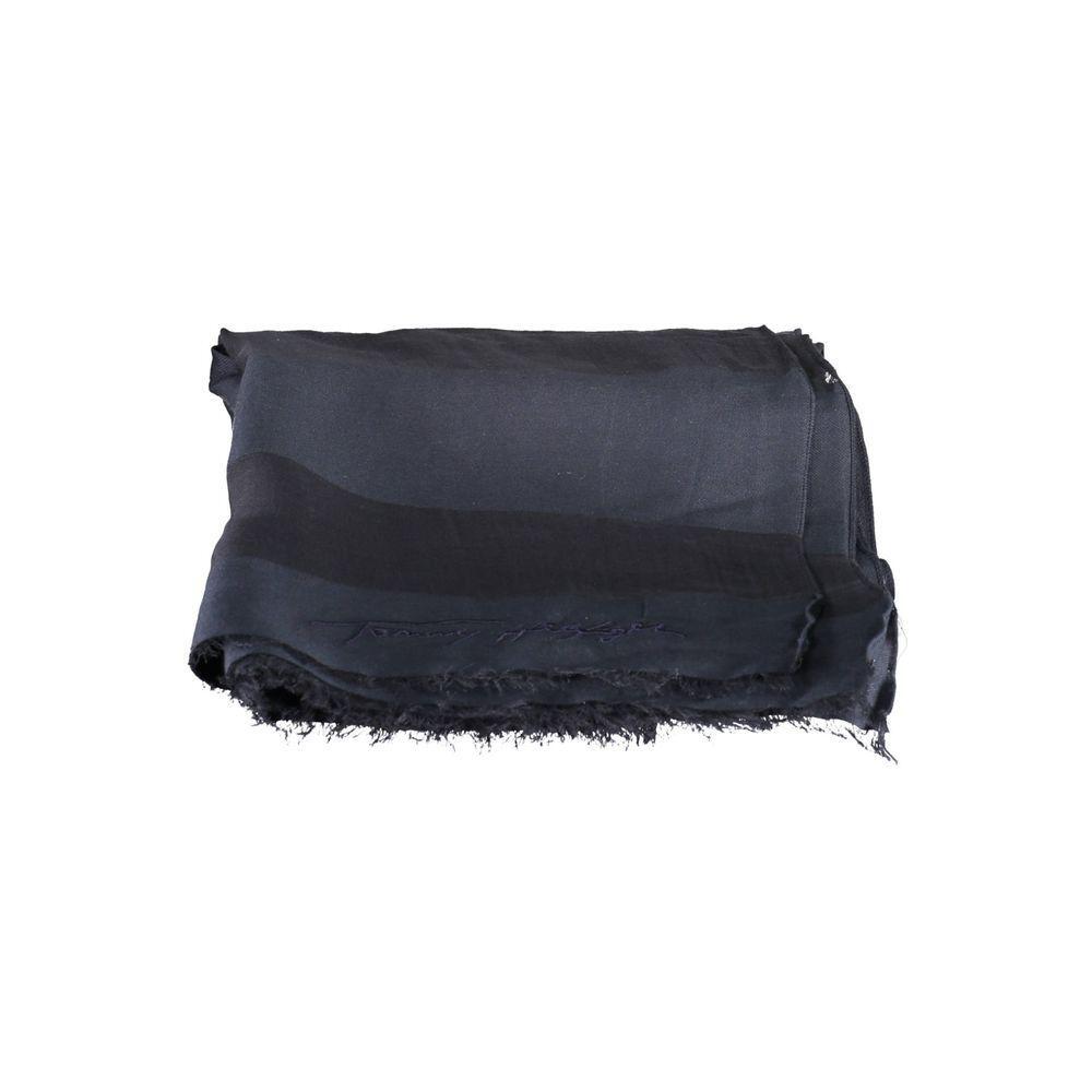 Tommy Hilfiger Blue Cotton Scarf TO-14072
