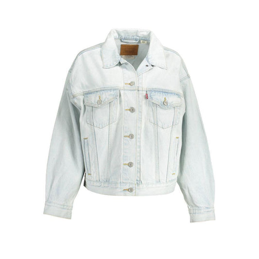 Levi's Blue Cotton Jackets & Coat LE-16428-M