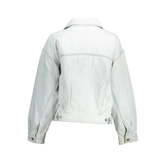 Levi's Blue Cotton Jackets & Coat LE-16428-M