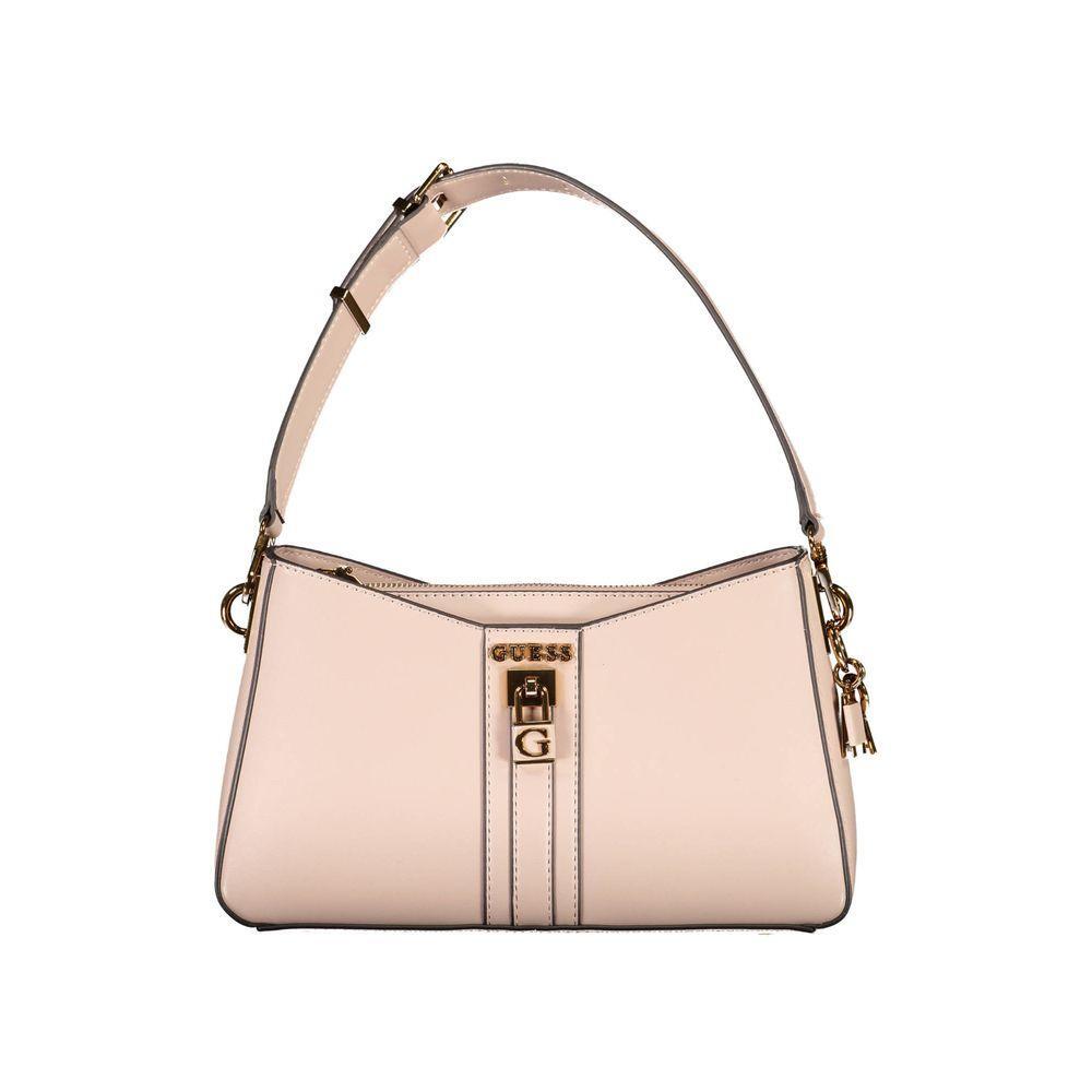 Front view with bag zipped and handles upright.