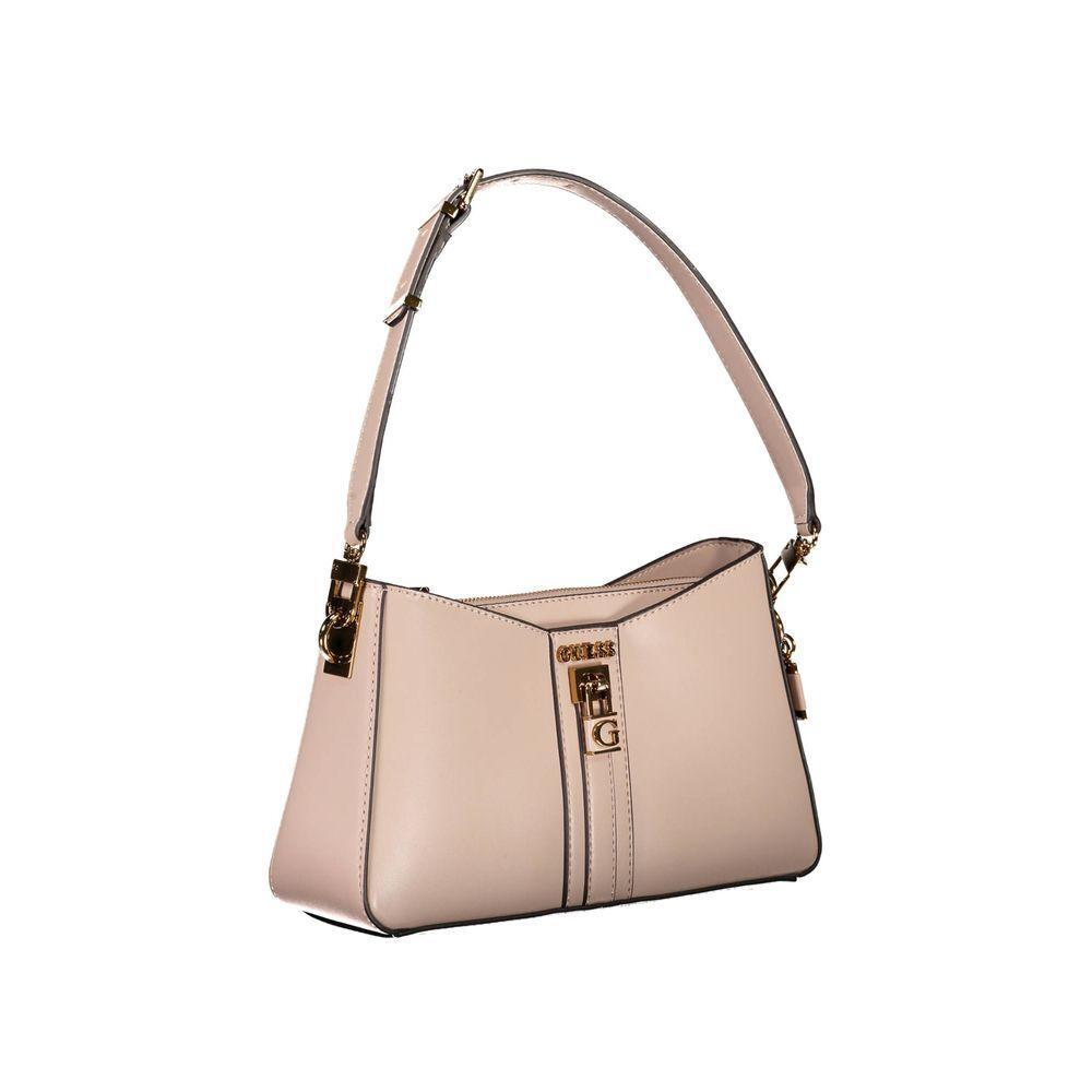 Front view with bag zipped and handles upright.