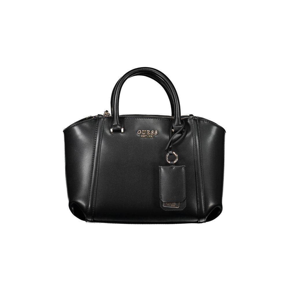 Front view with bag zipped and handles upright.