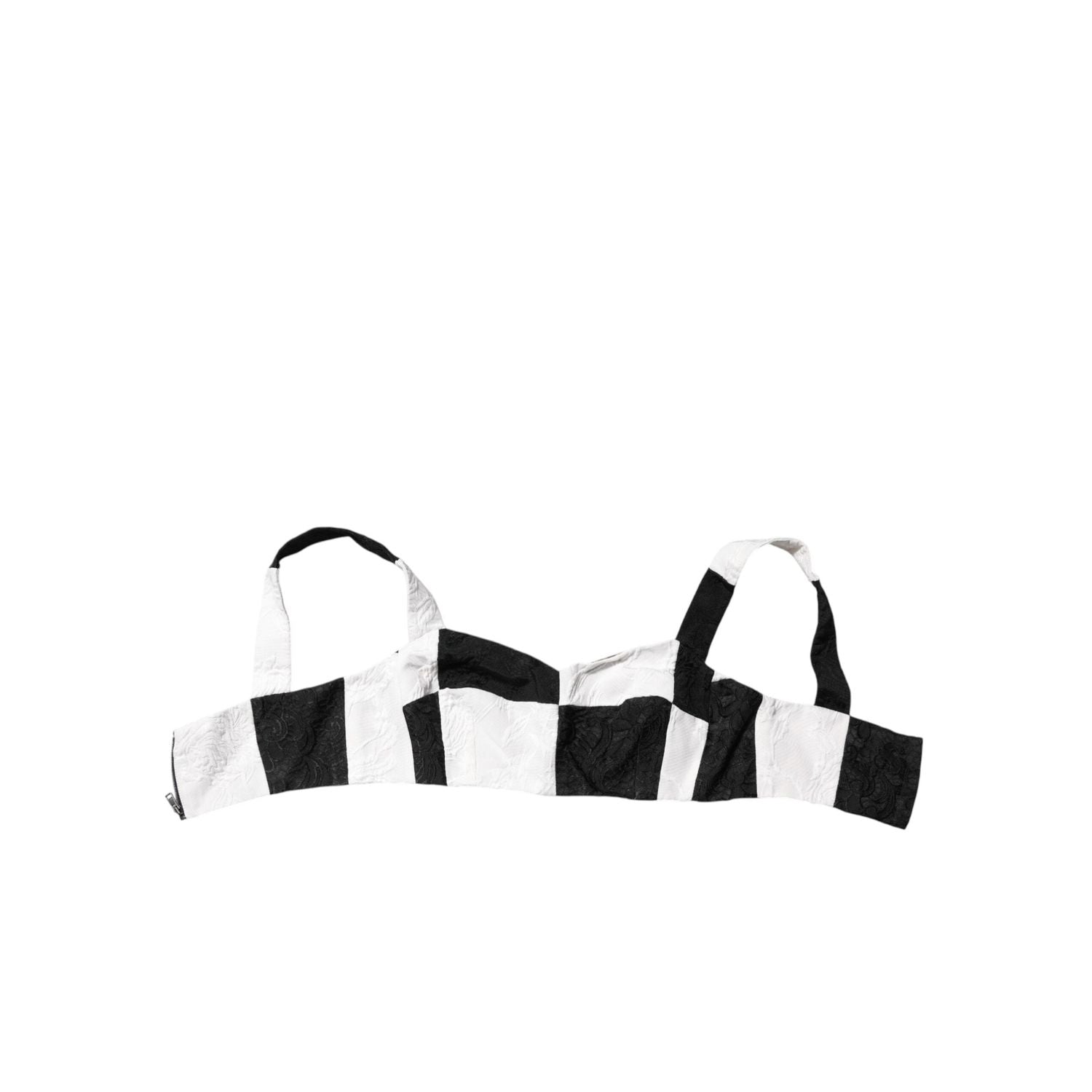 Front view with bag zipped and handles upright.