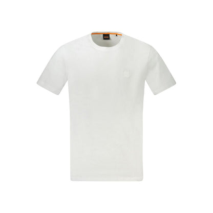 Hugo Boss White Cotton T-Shirt