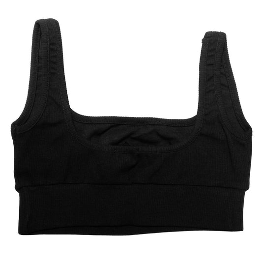 Comme Des Fuckdown Black Cotton Tops & T-Shirt