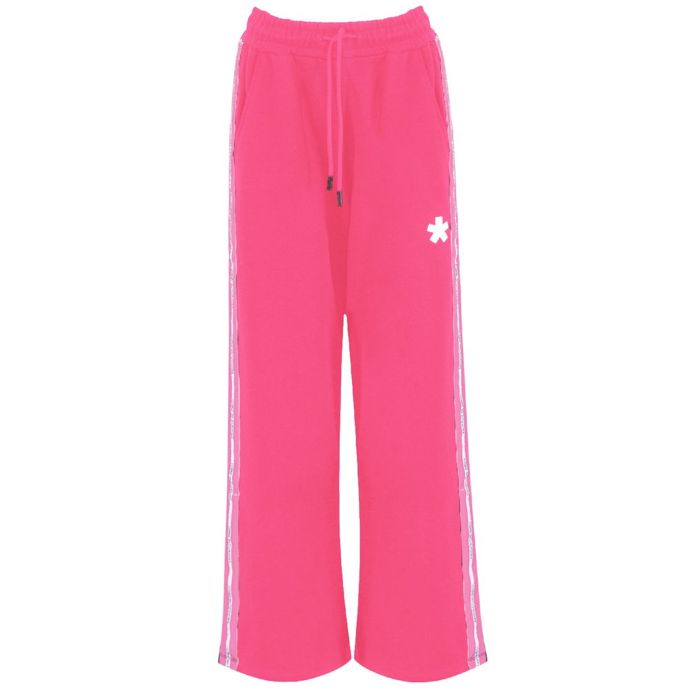 Comme Des Fuckdown Pink Cotton Women Palazzo Pants
