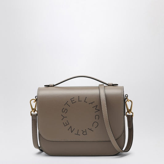 Stella McCartney Shoulder bag with moss coloured logo