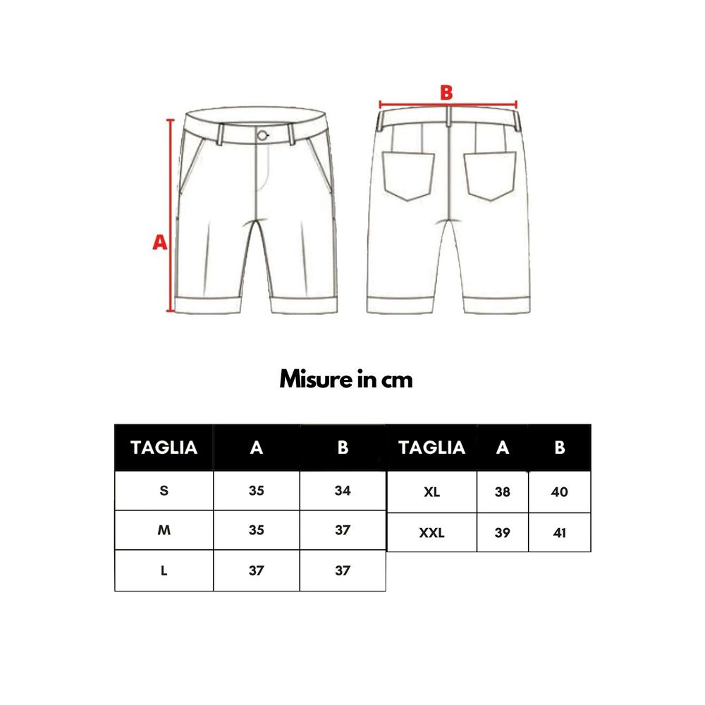 Malo Blue Polyester Shorts