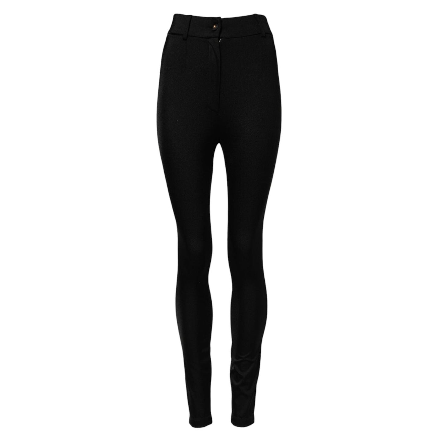 Dolce & Gabbana Black High Waisted Skinny Leggings Pants PAN76139-38