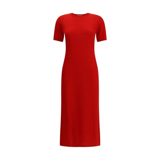 Fendi Knitted midi Dress FE-FZDD59AUZRF1SAX-IT40 | M