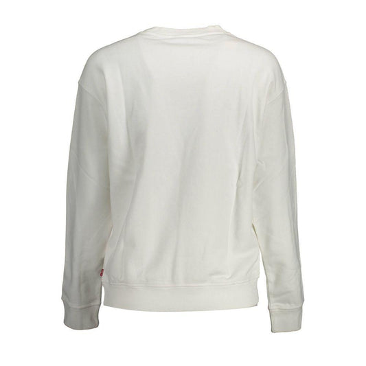 Levi's White Cotton Sweater